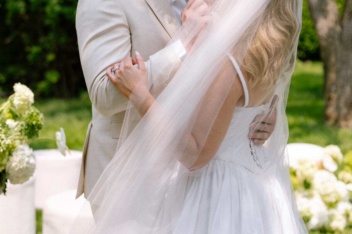 Bride and groom in British Columbia Wedding Day