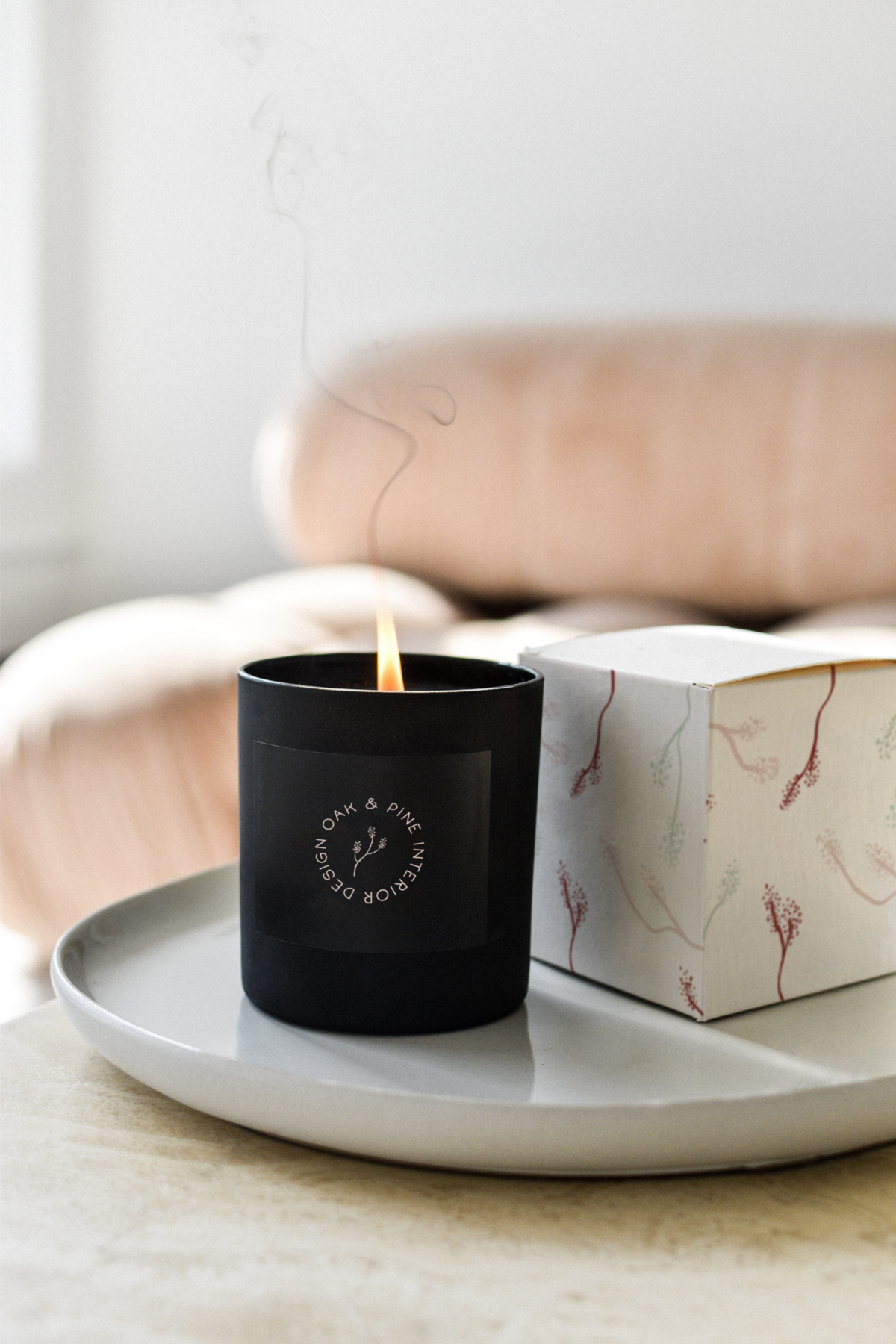 Oak & Pine Candle Updated