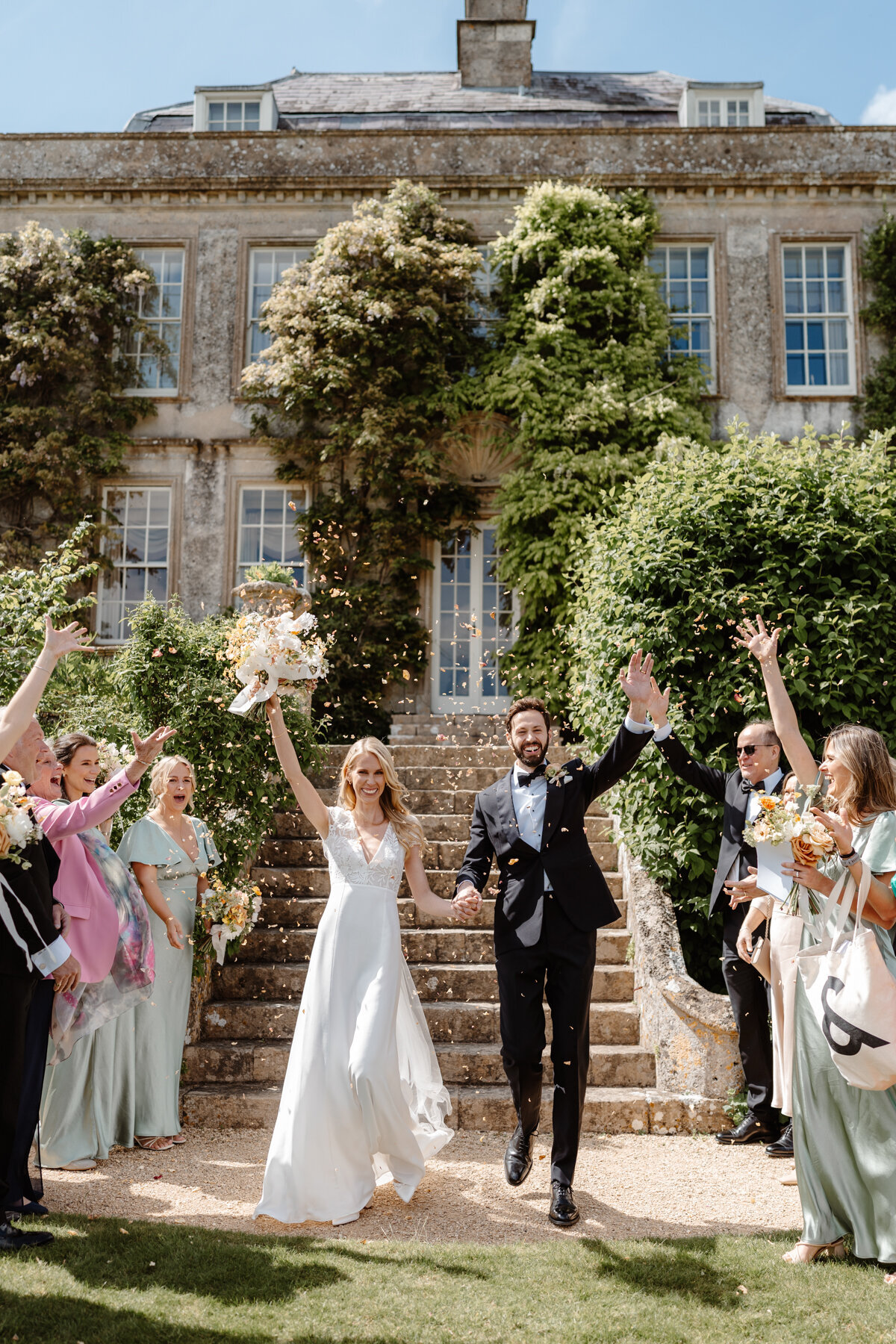 Hamswell House Wedding Photographer - Confetti