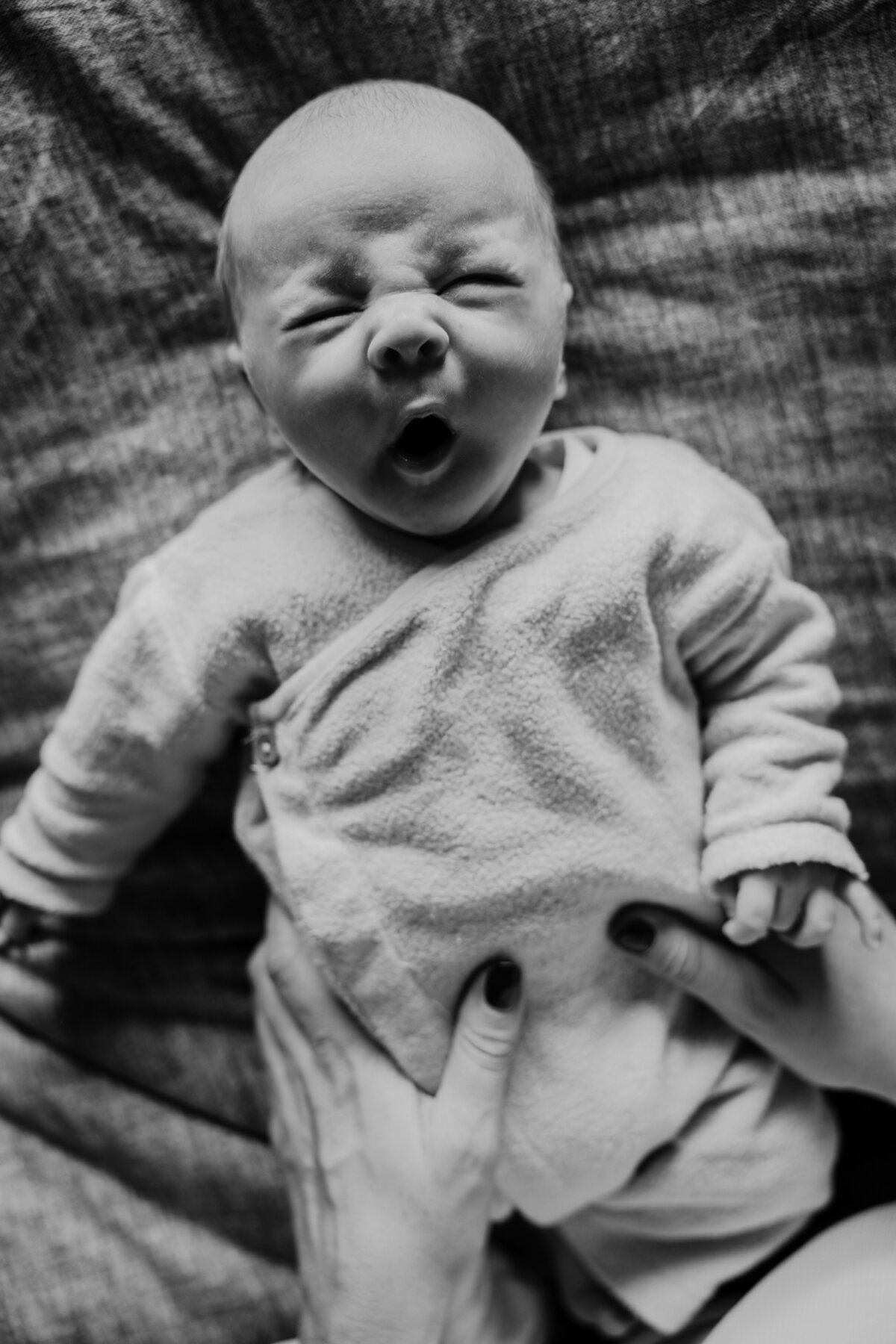 zwart wit baby fotograaf