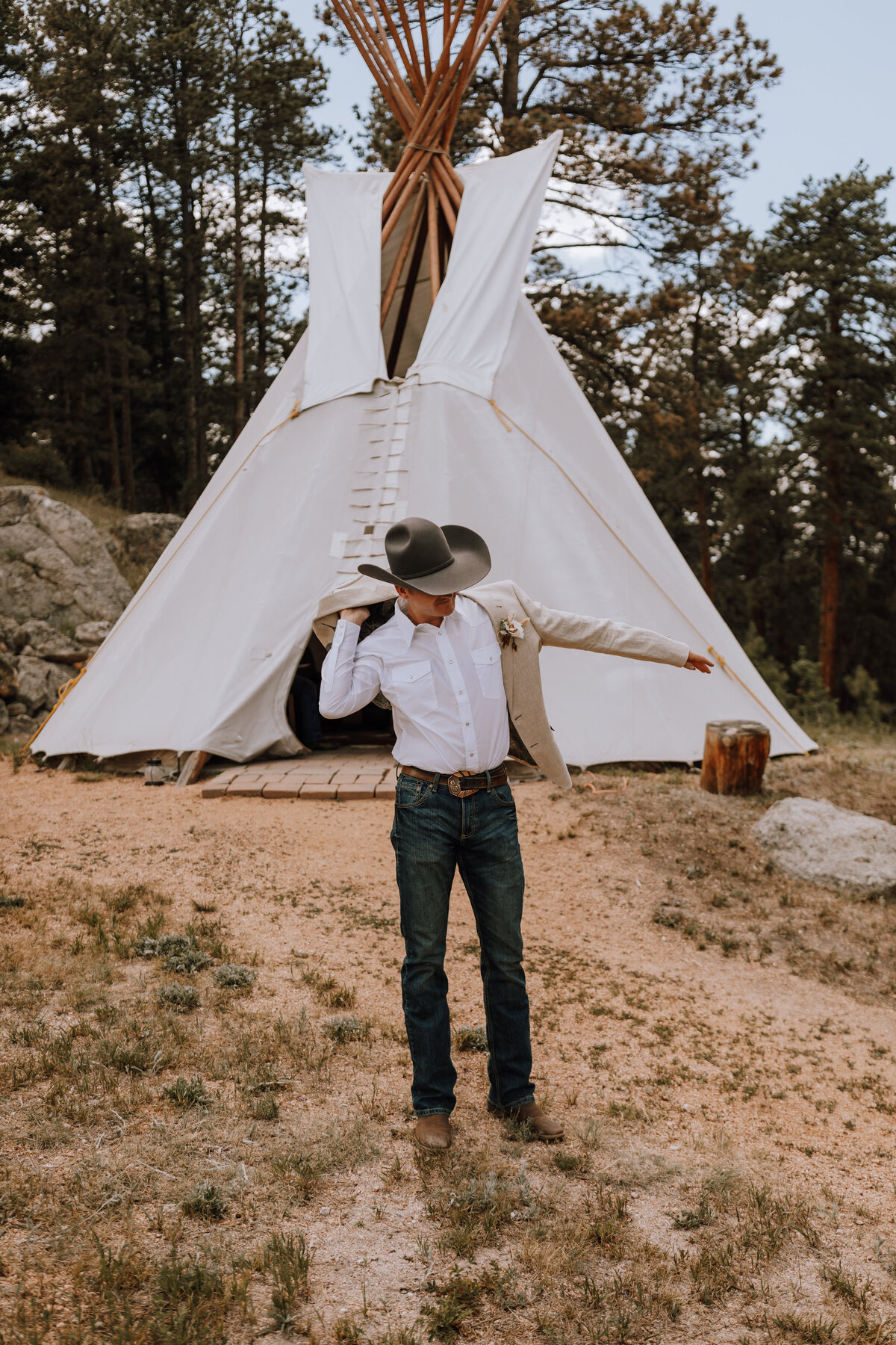 groom getting ready