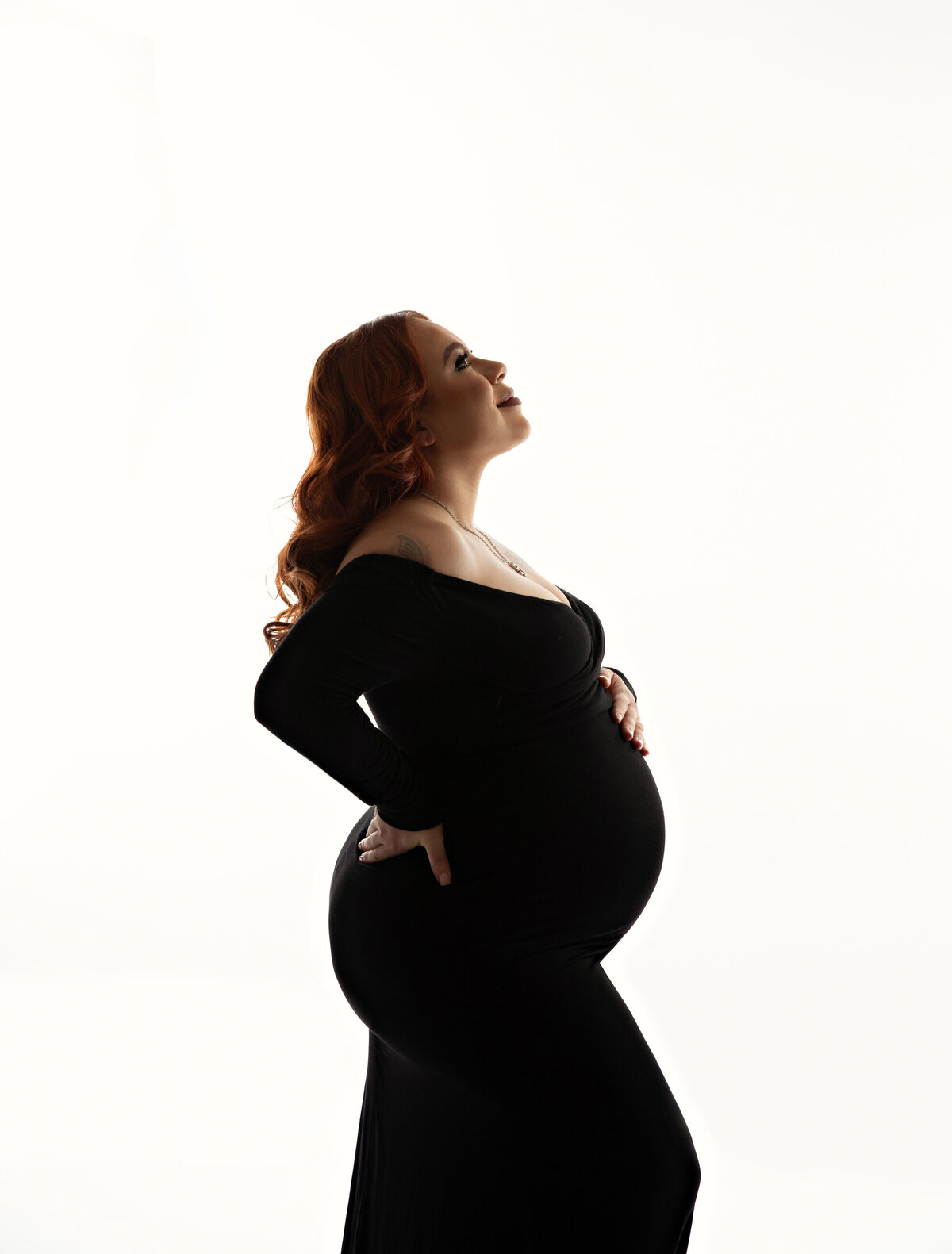 maternity photography session photo shoot modern best san antonio texas photograhers client closet 