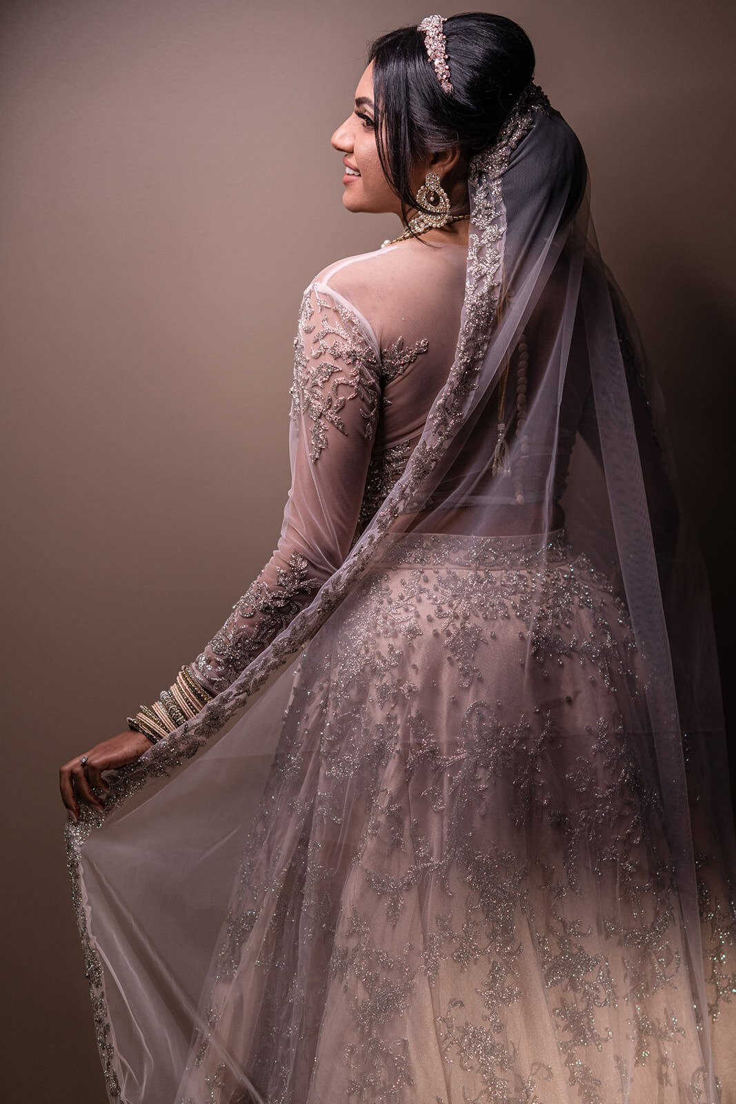 Indian wedding bridal portrait