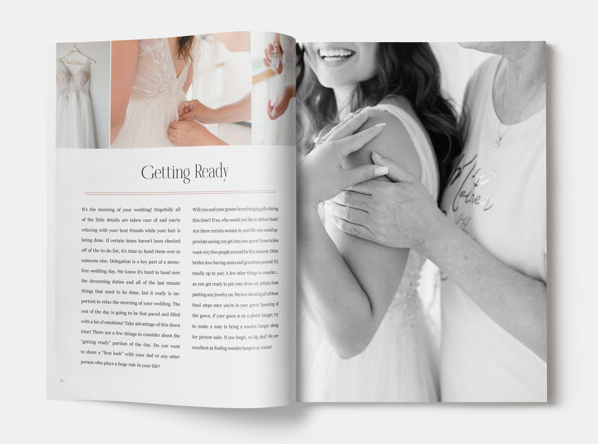 a mockup of a photography guide book