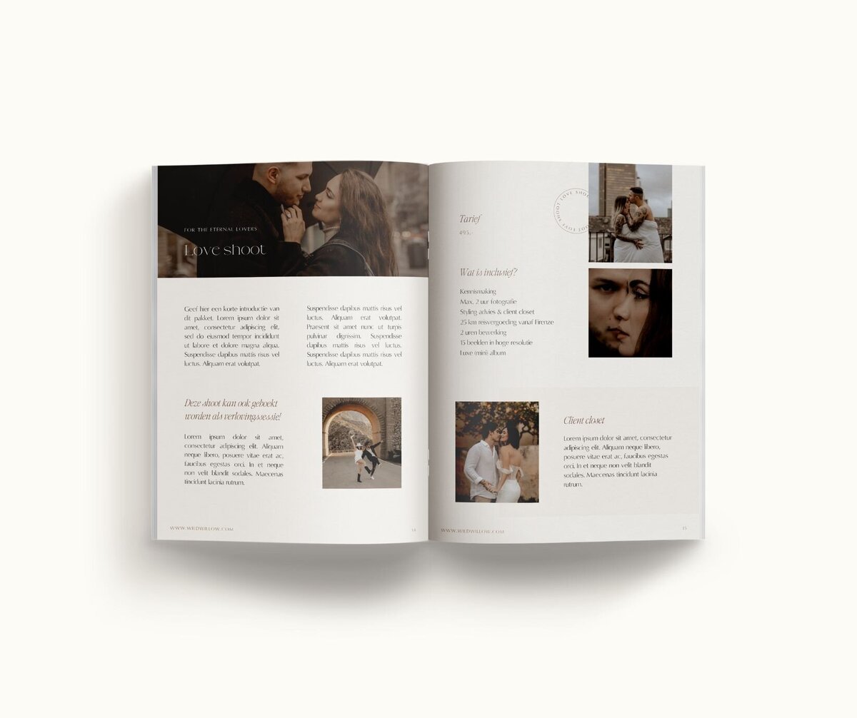Canva brochure template Wild Willow 9