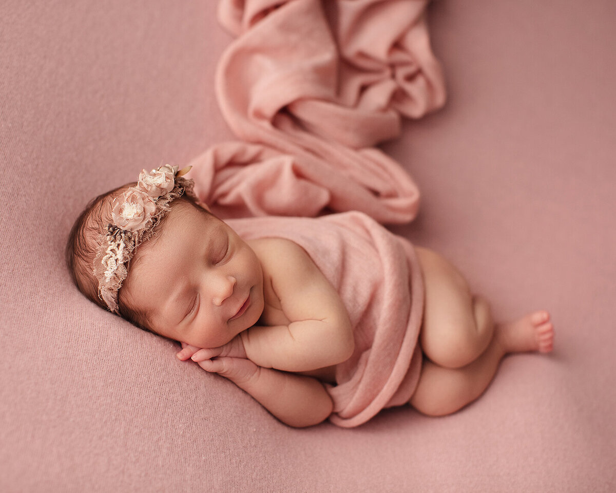 pink newborn girl