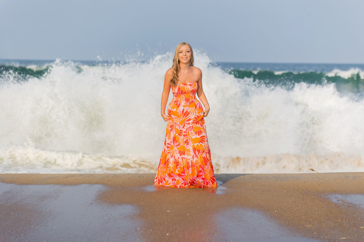 beach senior session outer banks