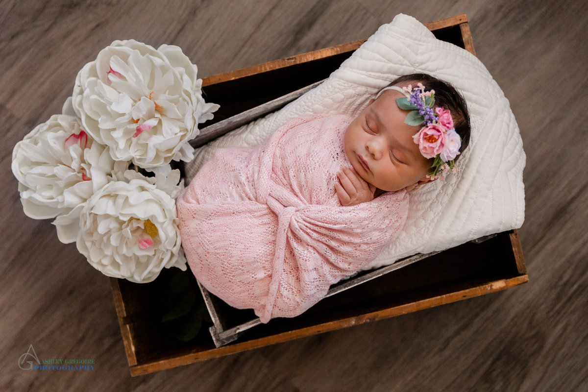 Ashley Gregoire Photography - Newborn Portraits - Wilah Grace -8