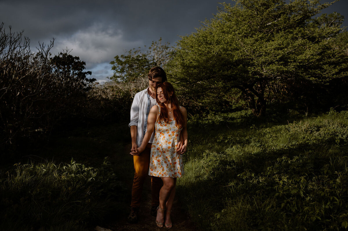 Asheville Engagement Photographer - Craggy Gardens Engagement Session - Karen Norian Photography- Julia and Patrick-9057