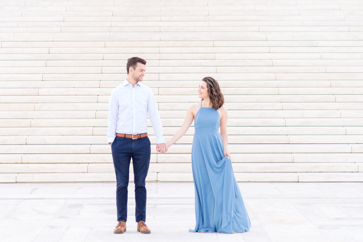 Capitol Building Engagement Session in DC with a visit to Supreme Court Building and Library of Congress | DC Wedding Photographer | Taylor Rose Photography-22