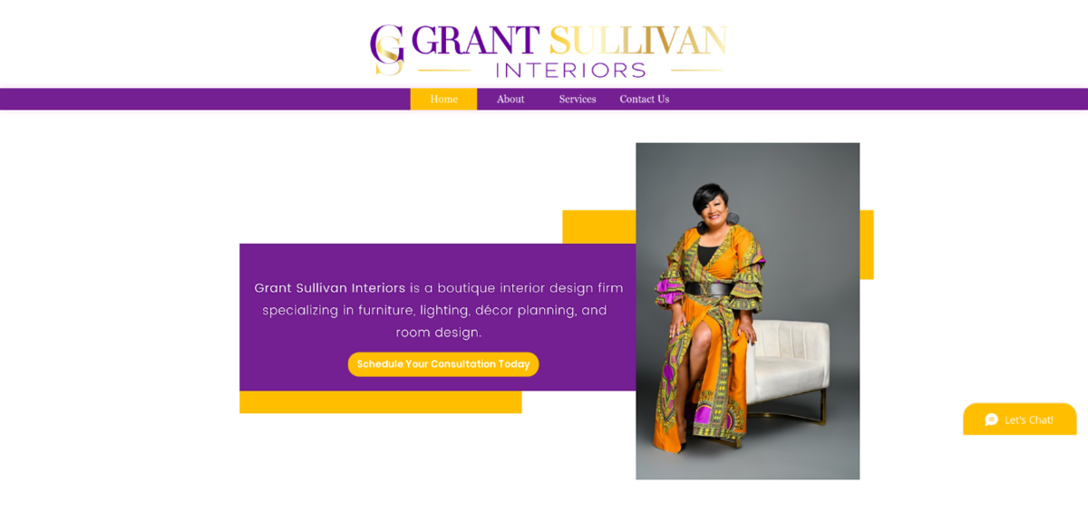 Grant Sullivan Interiors Website