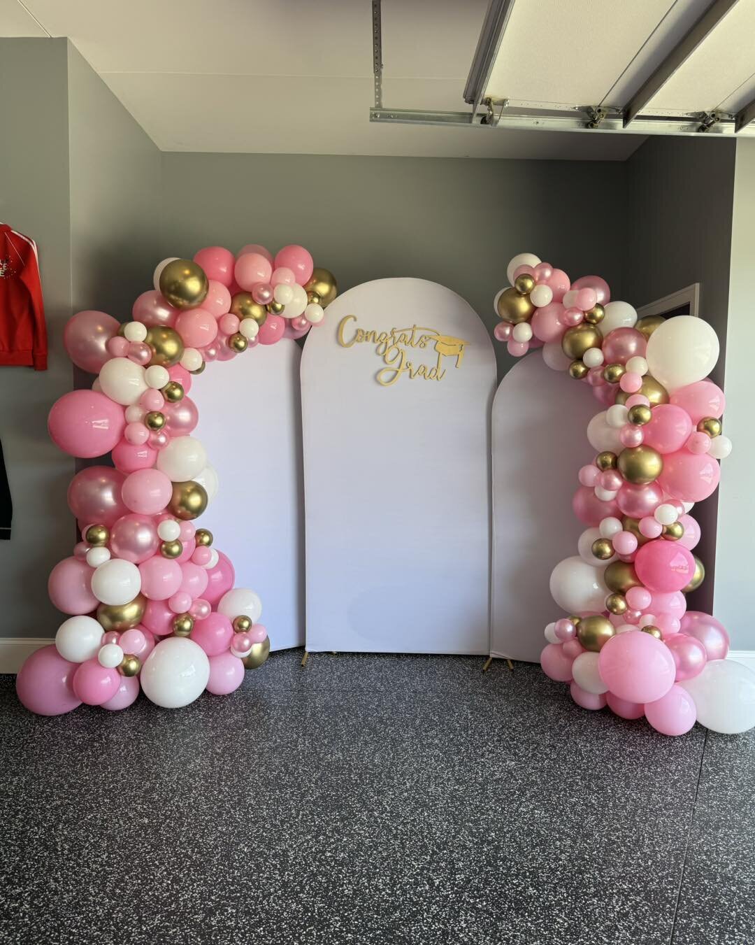 grad pink party