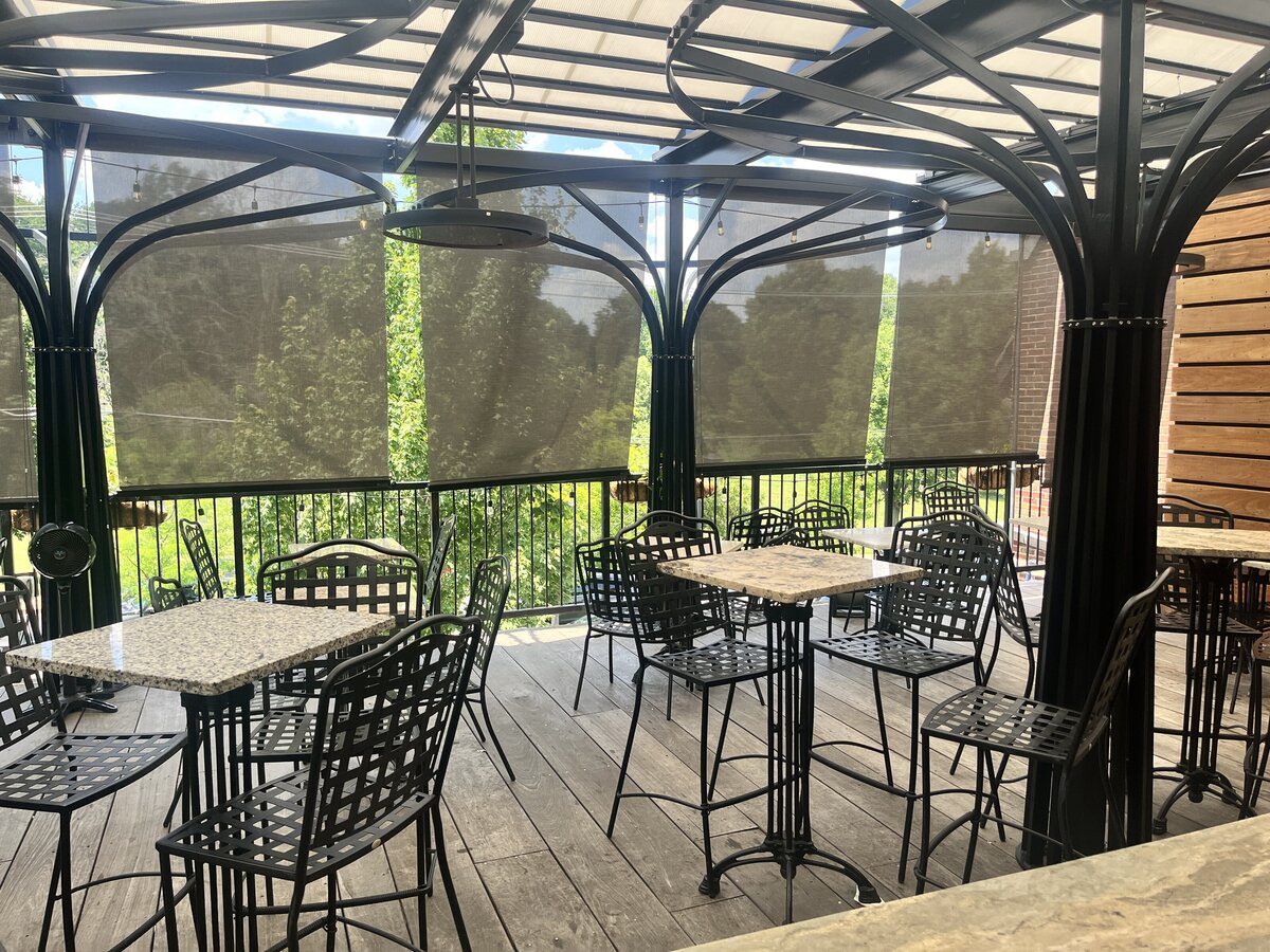 Custom commercial outdoor treatment