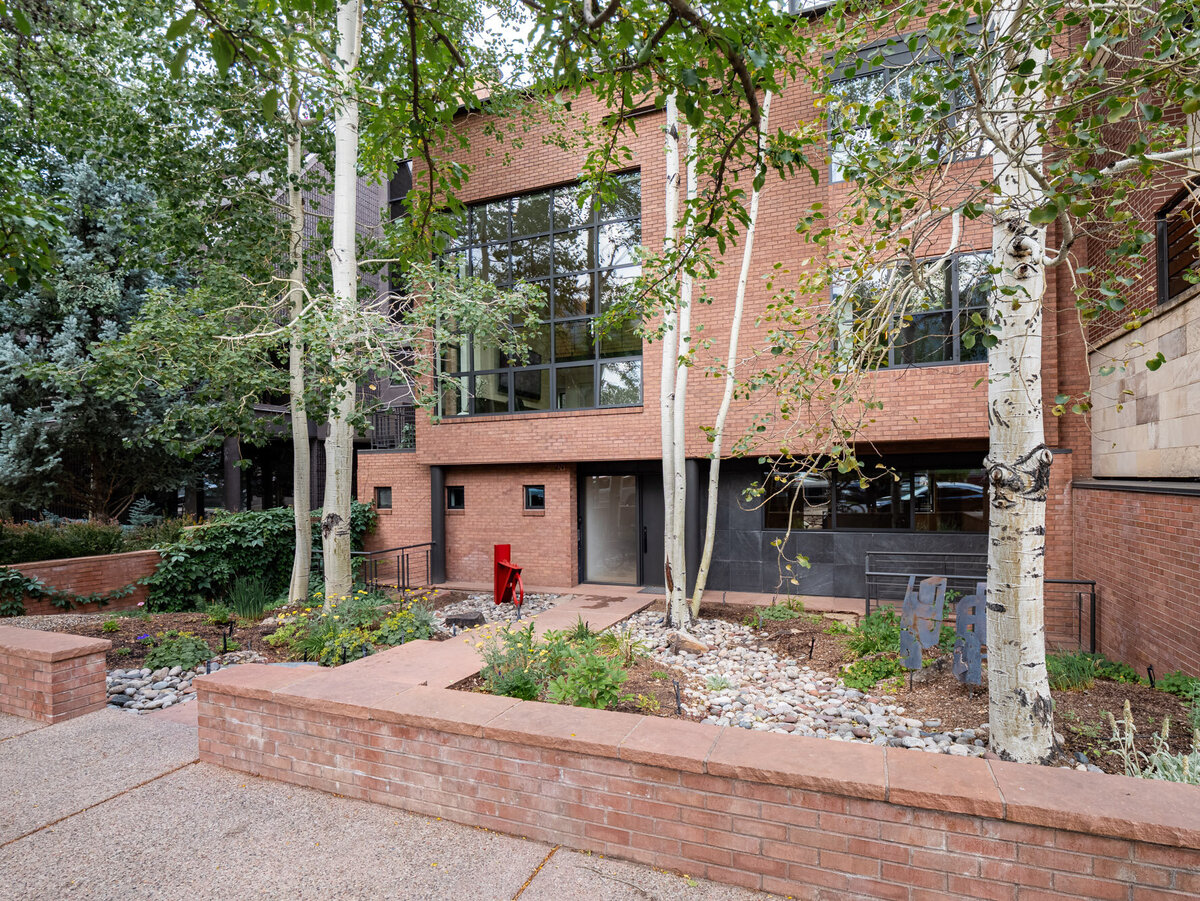 Exterior and interior views of the luxury home at 624 E Hopkins Avenue in Aspen Core, Colorado.