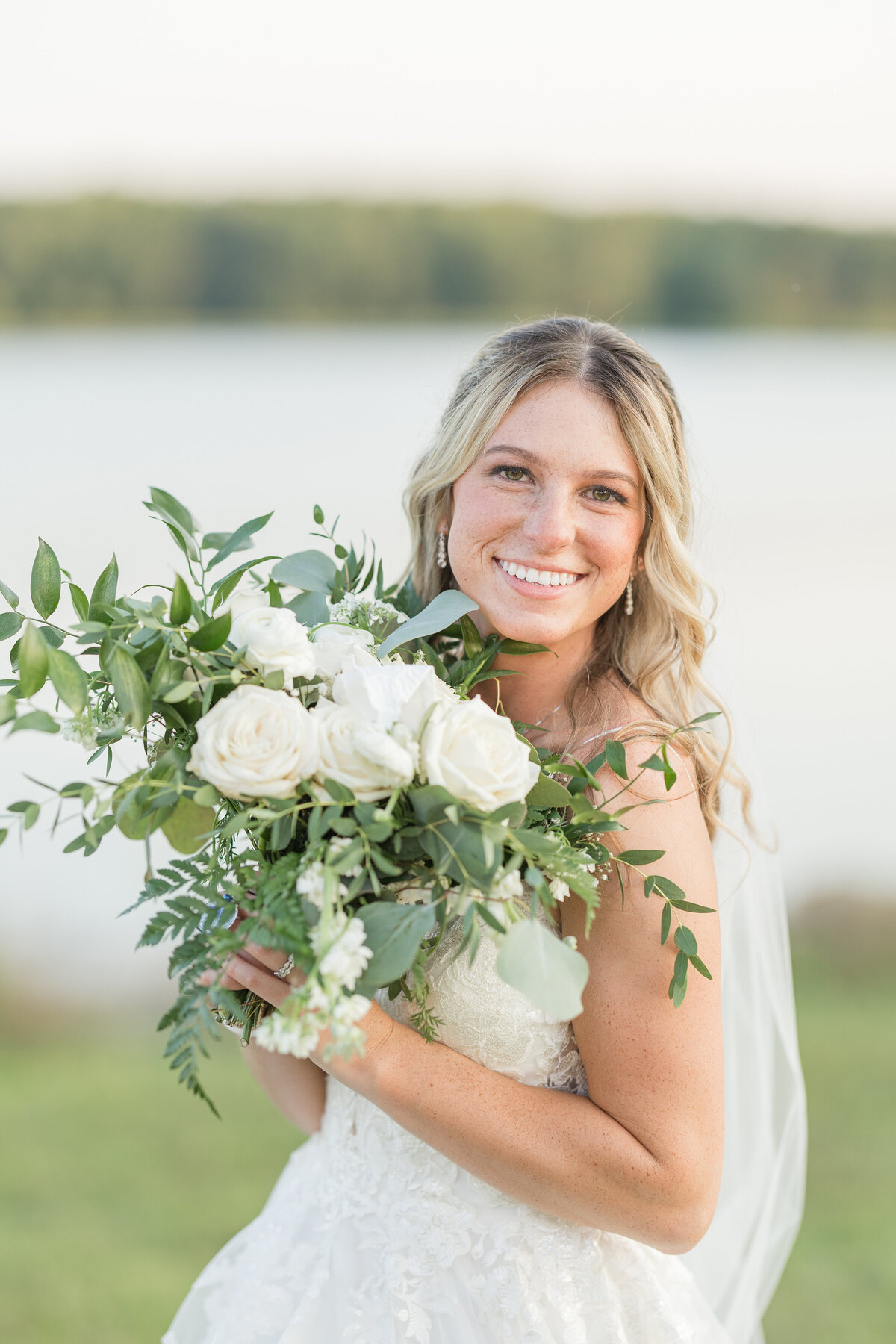 Cleveland Wedding Photographer light and airy joyful bride