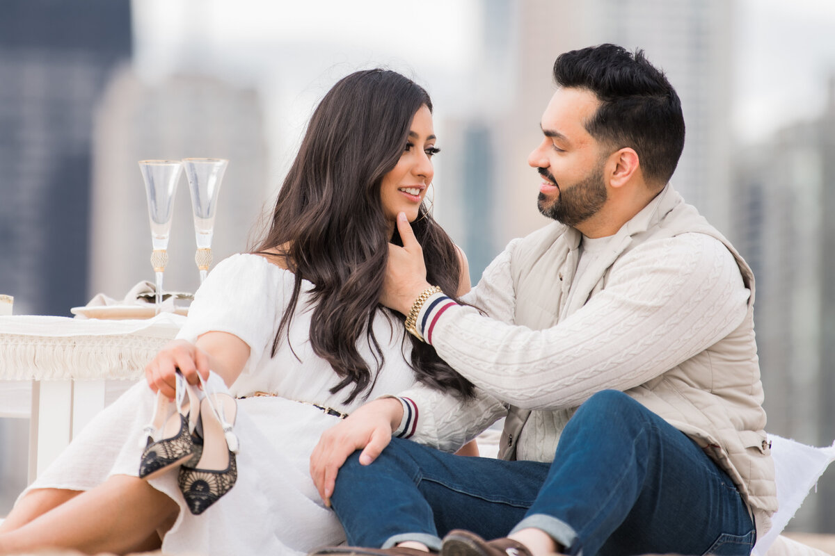 jessica and sean chicago beach and city engagement final-26