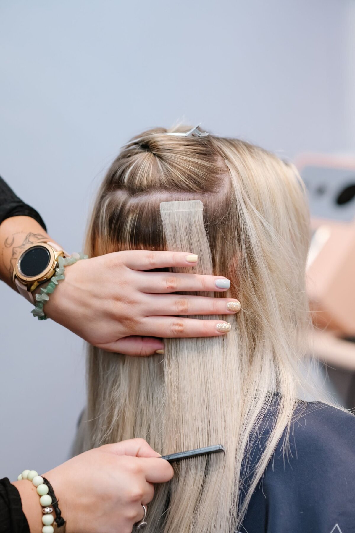 Authentic branding photo for Tri-Cities hair salon owner