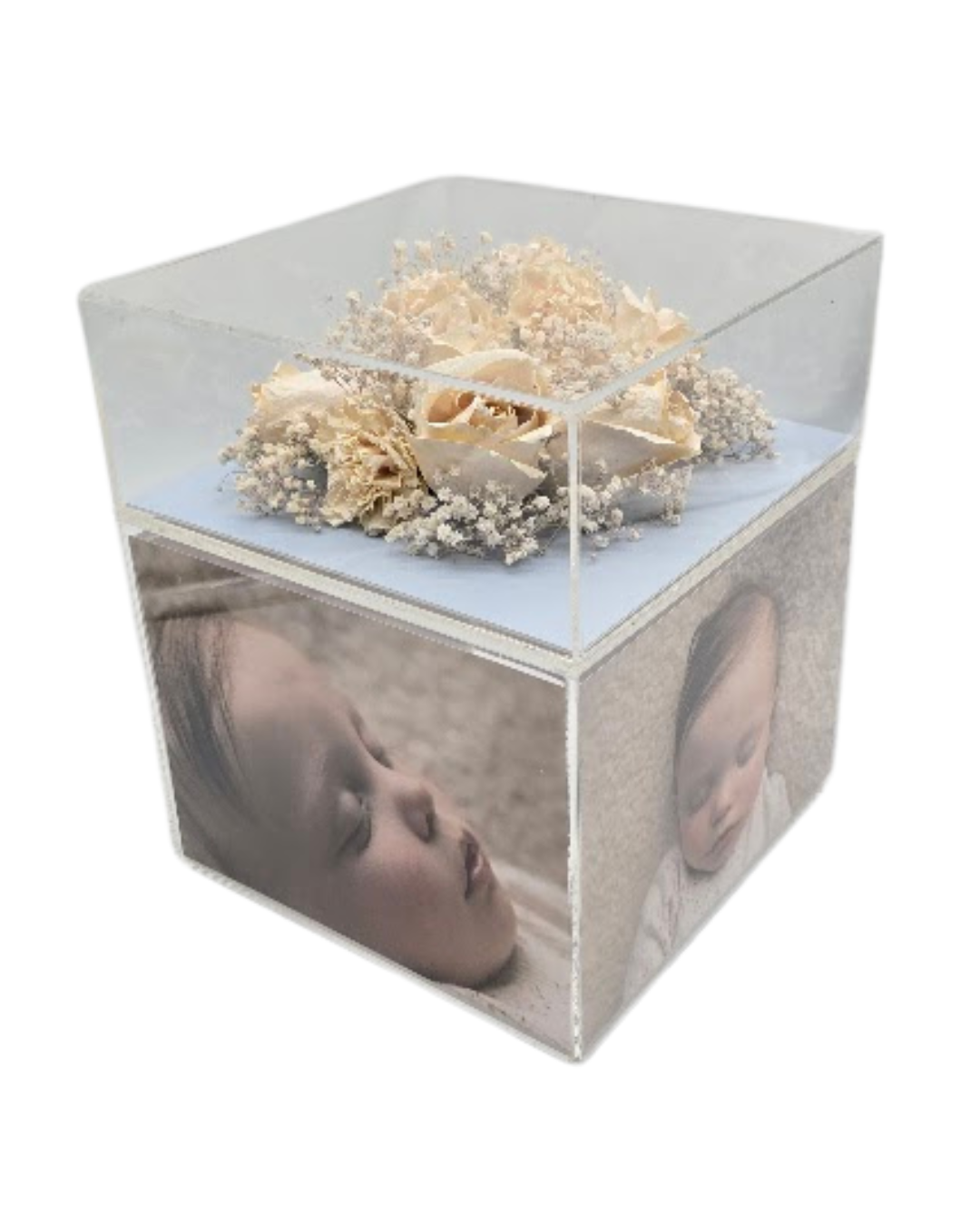 Baby funeral flower keepsake