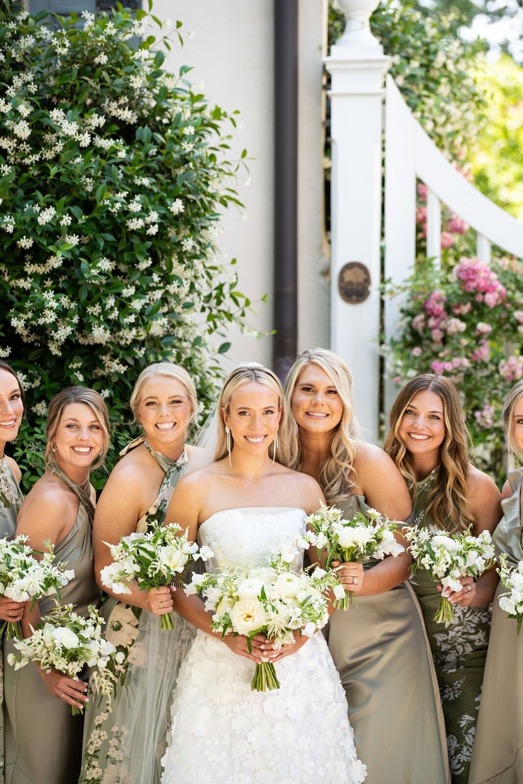 Bridesmaids at a Charleston, South Carolina wedding