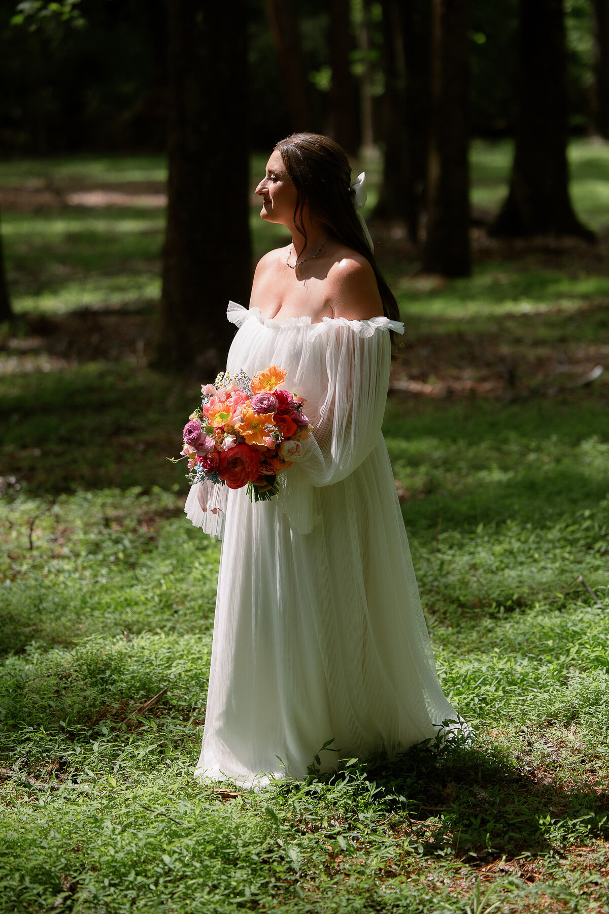 Colorful Tented Wedding At Family Home In South Carolina0016