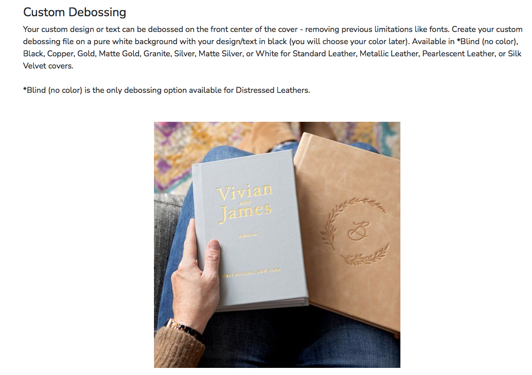 Custom Debossing
