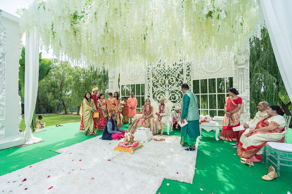 Indian wedding day photo - indian ceremony