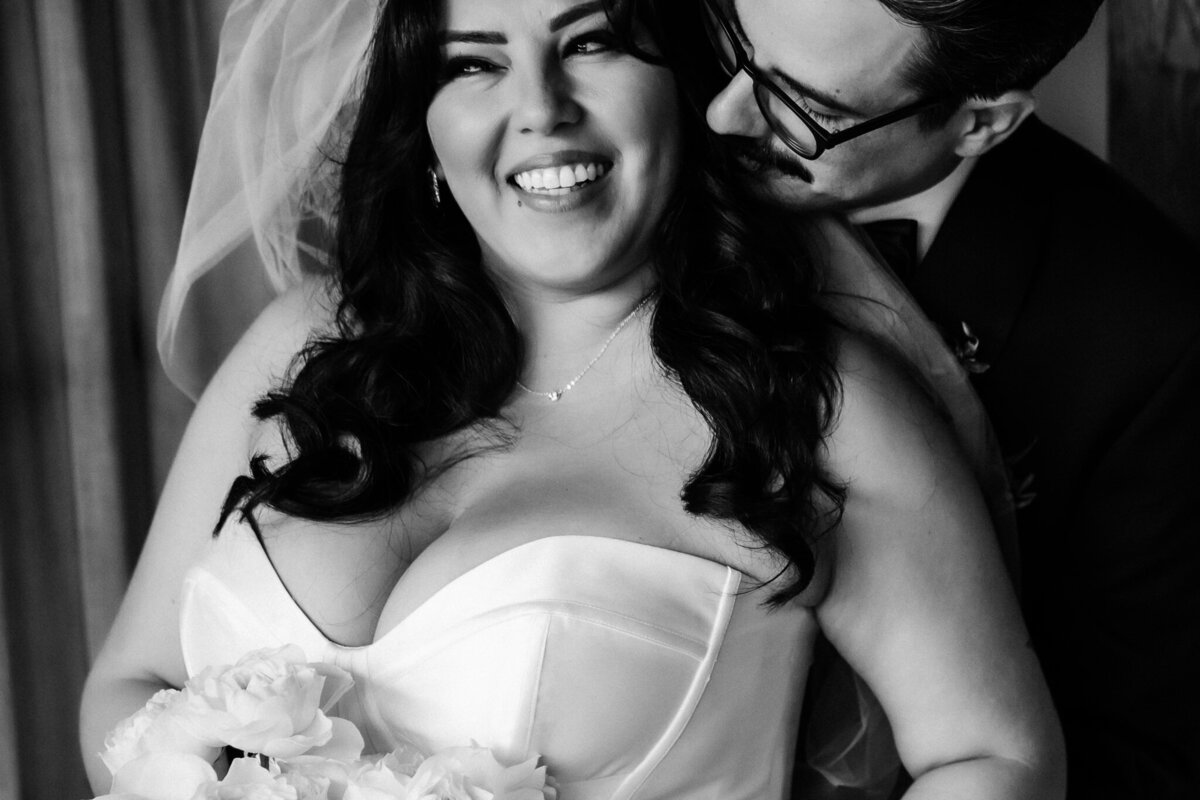 Archer Inspired Photography - Christina and Jake Wedding - Smog Shoppe Los Angeles - First Look and Couple Photos-62