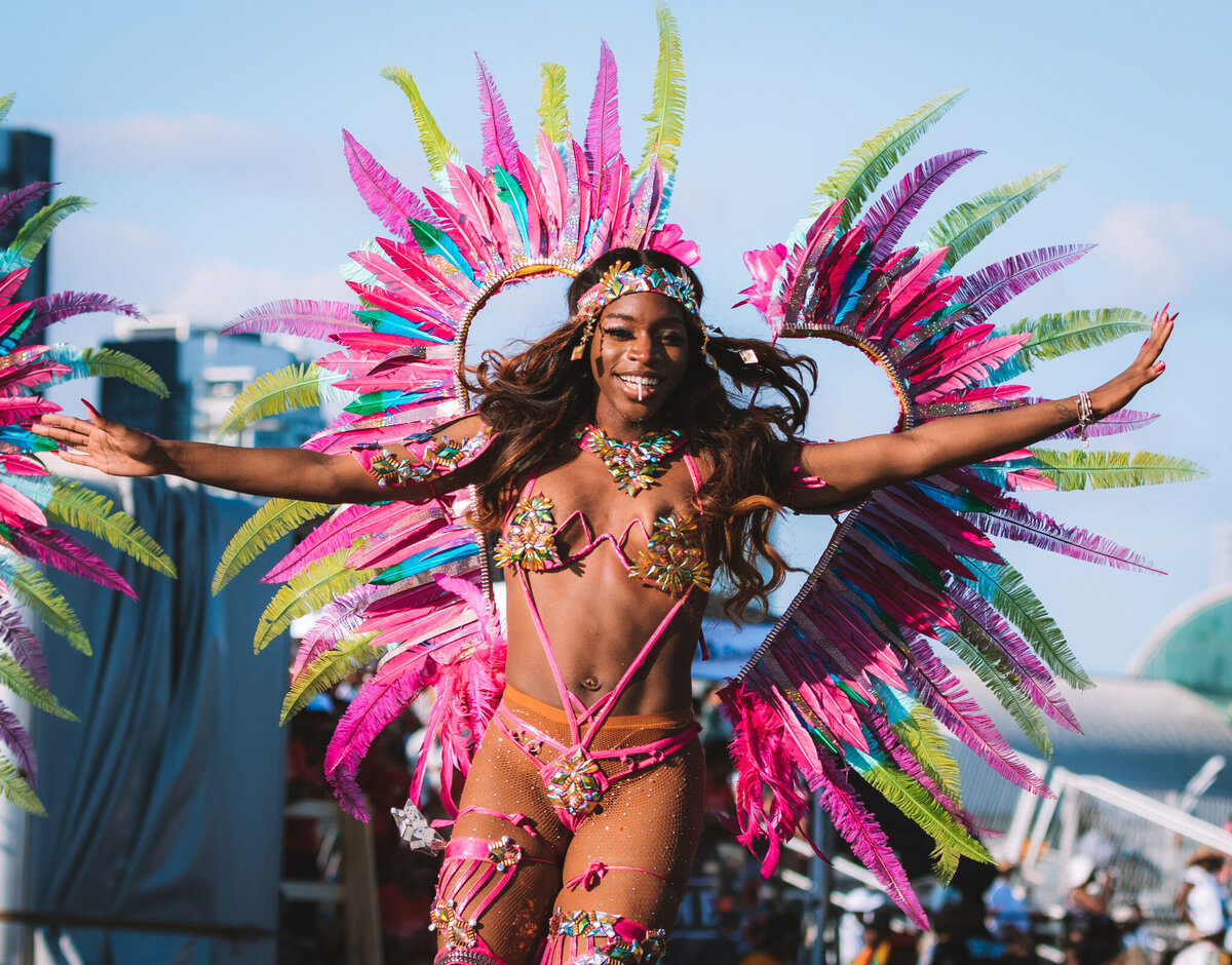 Photos of Masqueraders from Toronto Carnival 2023 - Sunlime Mas Band - Medium Band of The Year 2023-050