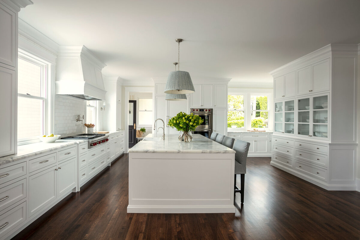 1-classic-white-kitchen-pleated -fabric-pendants