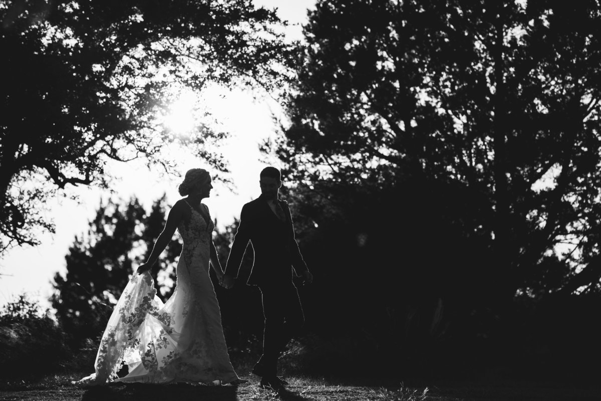 Austin wedding photographer terrace club wedding photographer bride groom walking