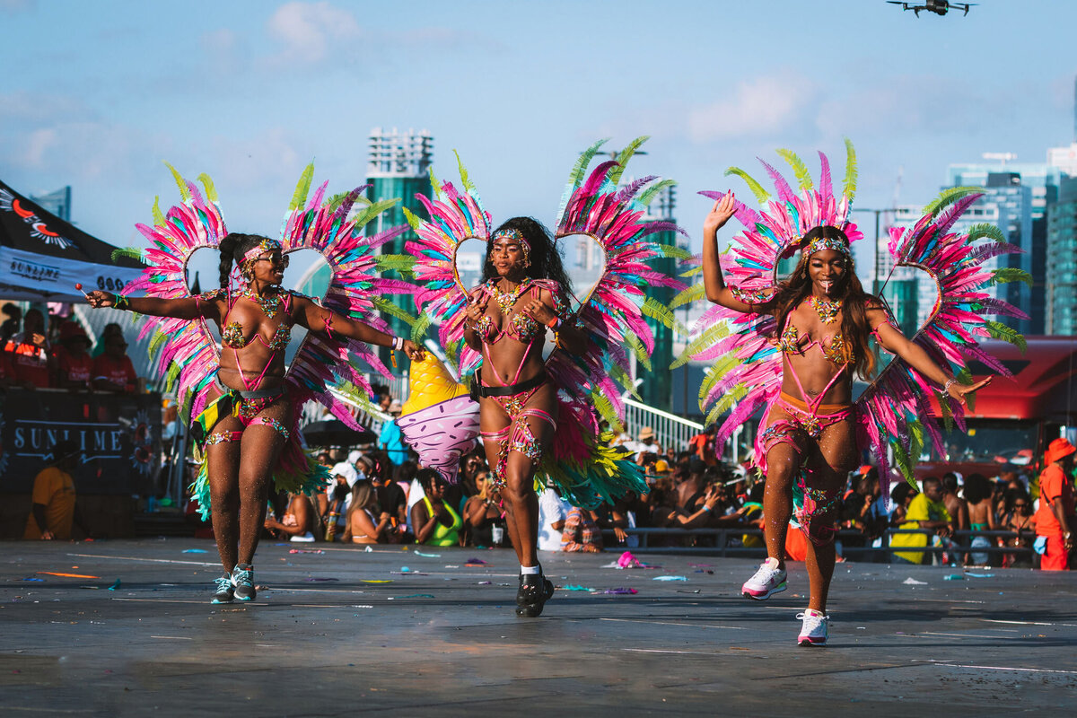 Photos of Masqueraders from Toronto Carnival 2023 - Sunlime Mas Band - Medium Band of The Year 2023-054