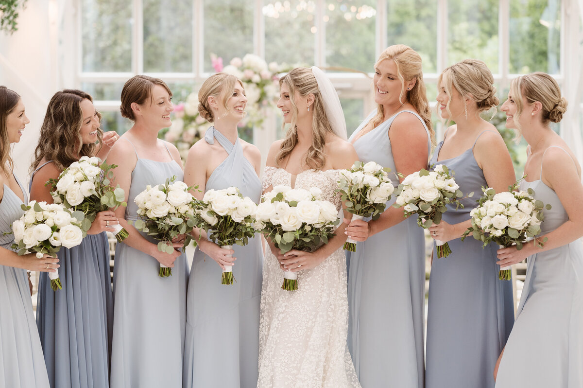 dusty blue wedding theme