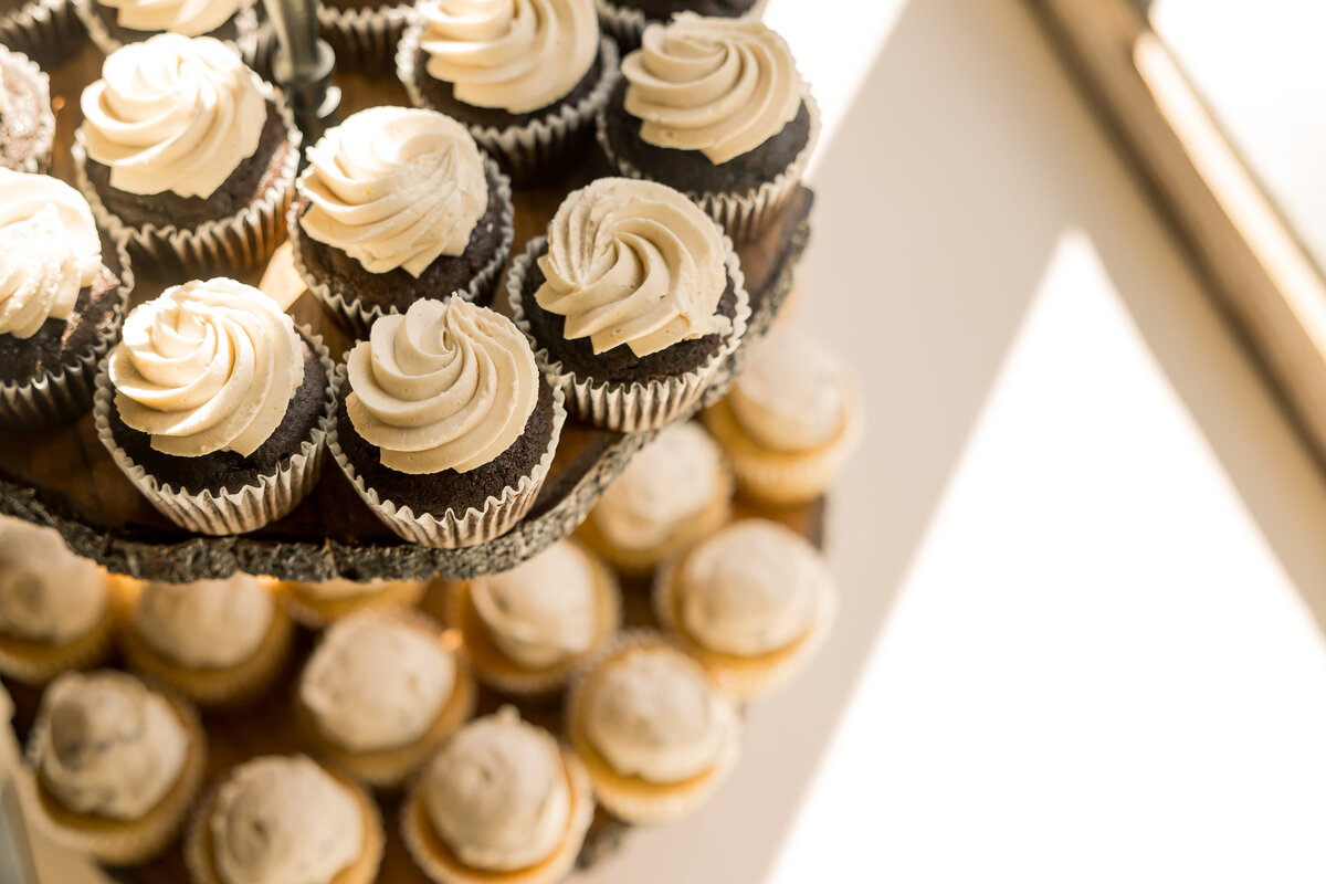 Dessert photo at wedding in Alexandria Minnesota at Gathered Oaks wedding venue