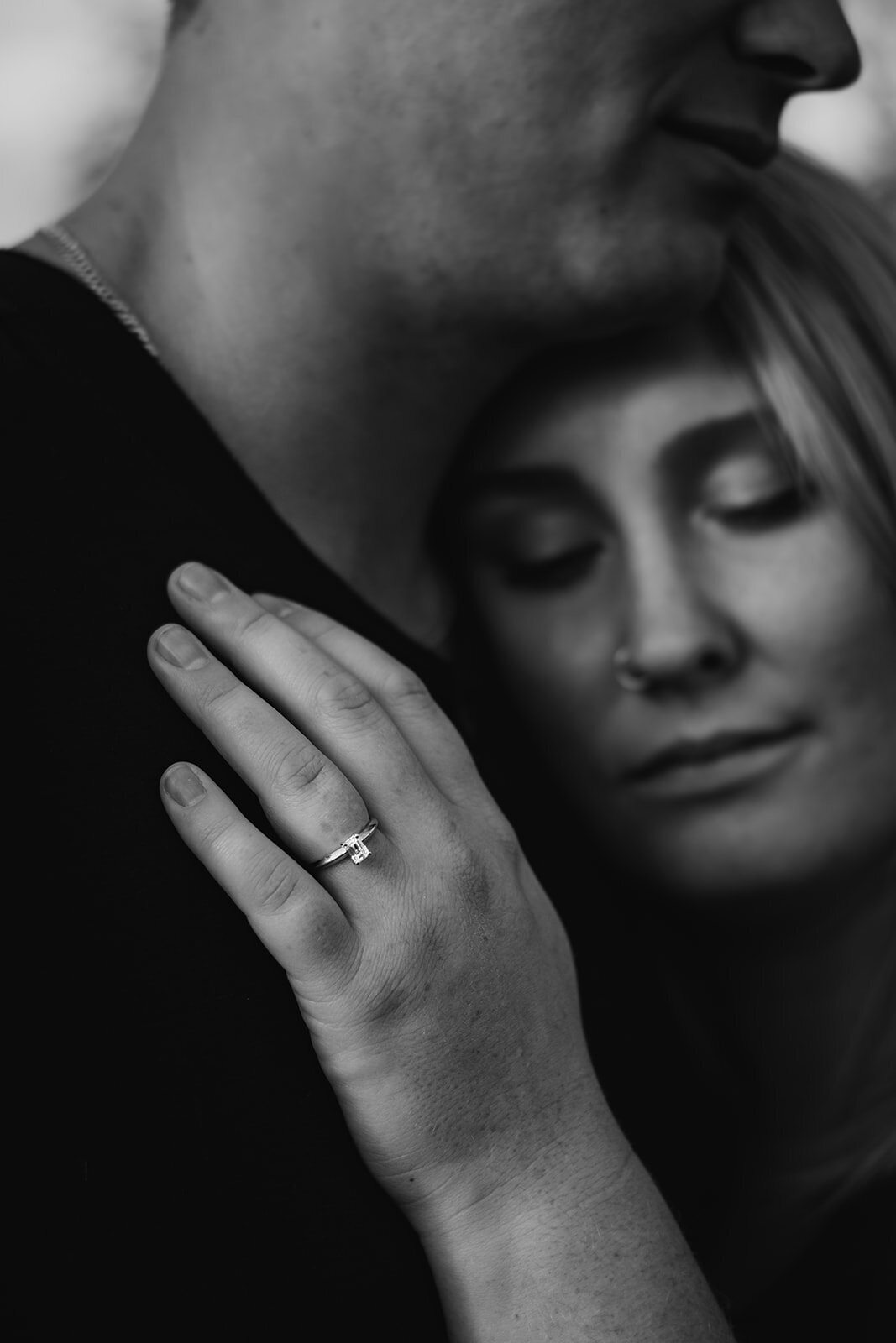 engagement photography ring