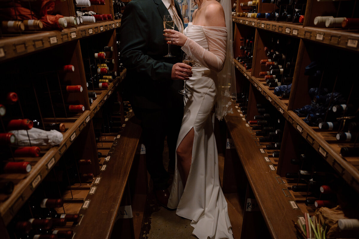 angus barn wine cellar wedding 