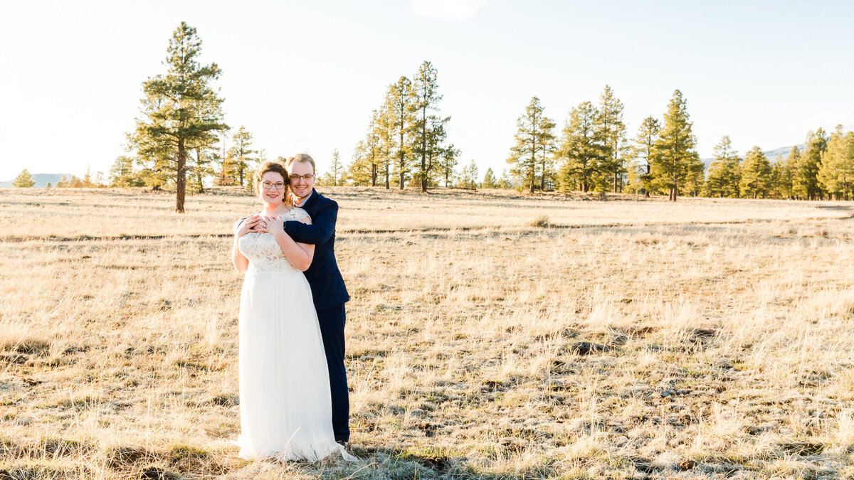 Wedding Portrait Photography - Buffalo Park - Flagstaff, Arizona - Bayley Jordan Photography