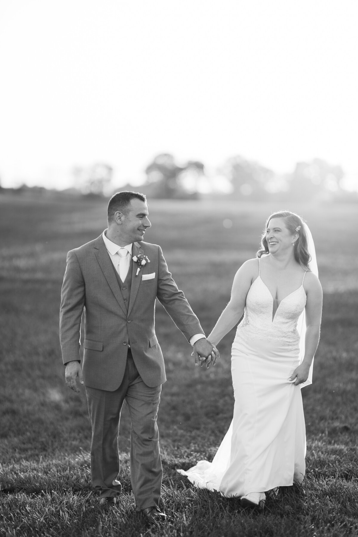 Scenic outdoor wedding at Upland Hills in Michigan.