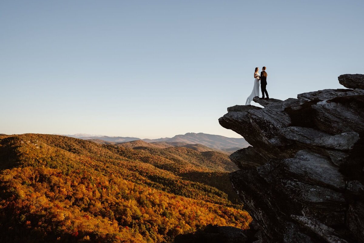 North Carolina Autumn Elopement