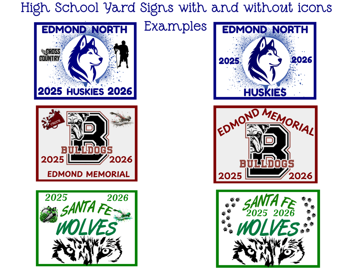 Simply Sign It is a yard greeting sign rental company servicing Edmond, NW OKC, Piedmont, and Deer Creek. Create a yard greeting sign for your home, organization, or school.