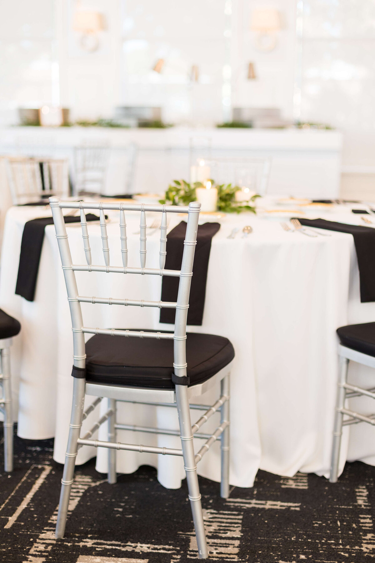 wedding reception table at The Carrick House Wedding venue in Lexington, KY
