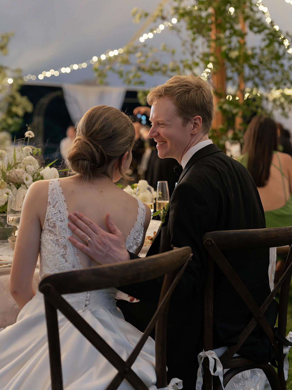 Annalise & Jonathan Tented Private Residence Connecticut Wedding-89