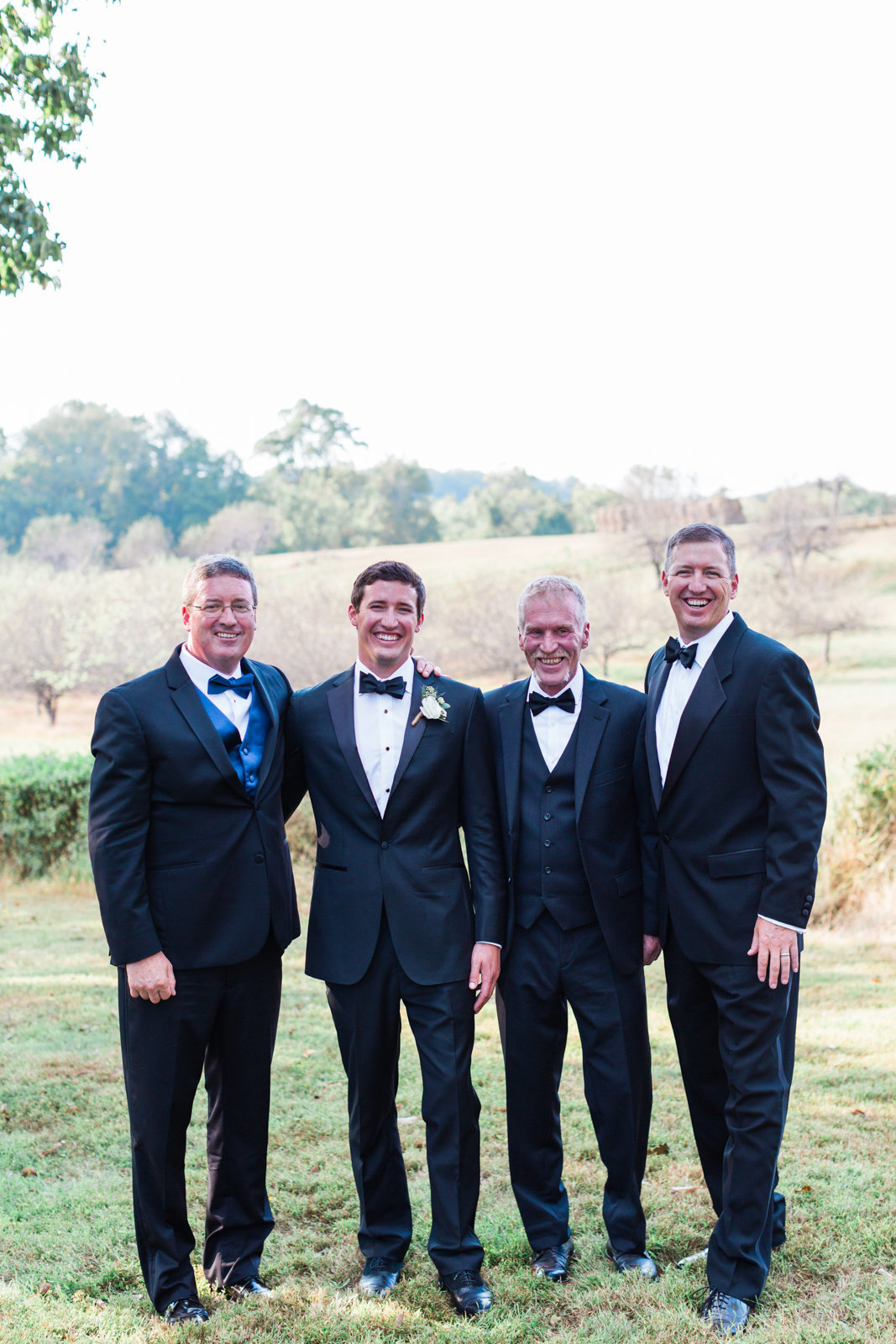 Groom and his brothers