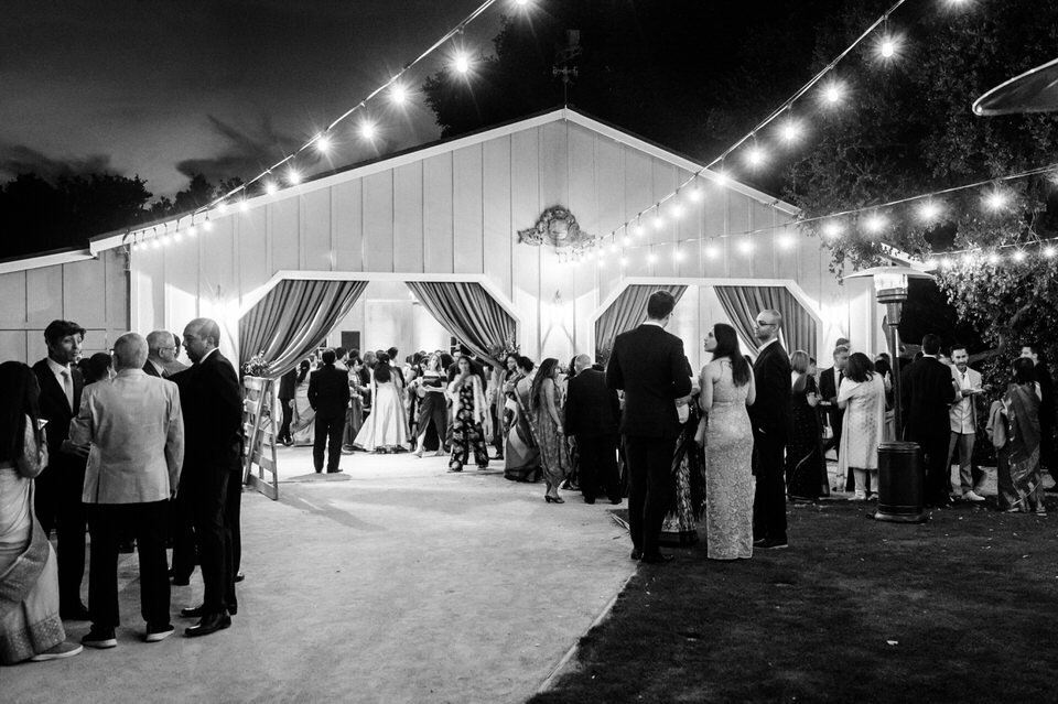 dance floor at holman ranch inside the barn