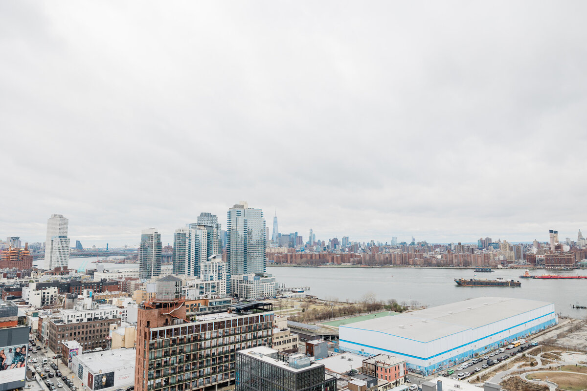 A landscape image of NYC in the distance