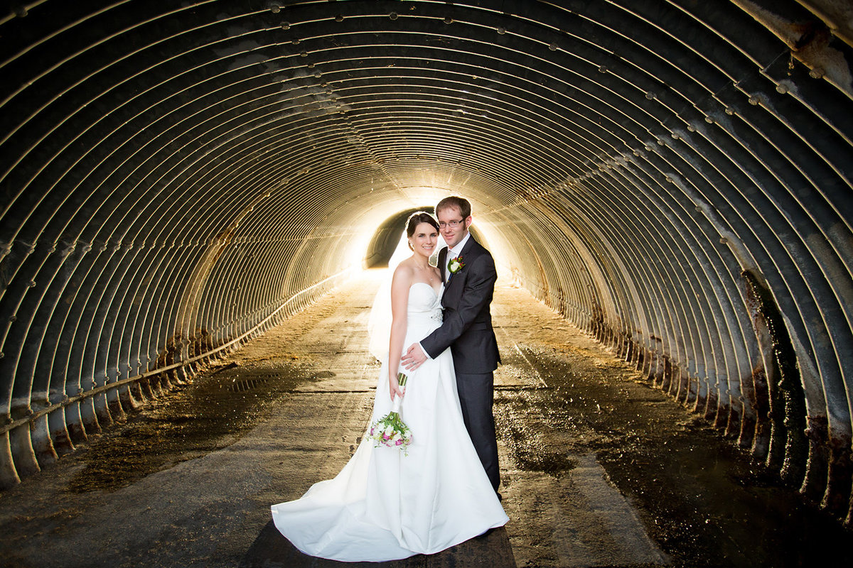 Carmel Mountain Ranch wedding photos bride and groom in drian