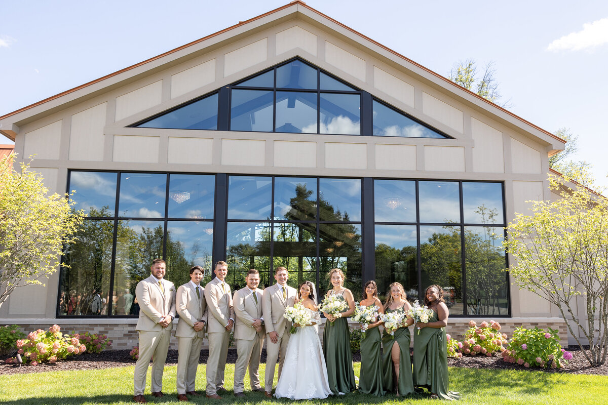 Wedding Party Photo at Venue3Two Grand Rapids