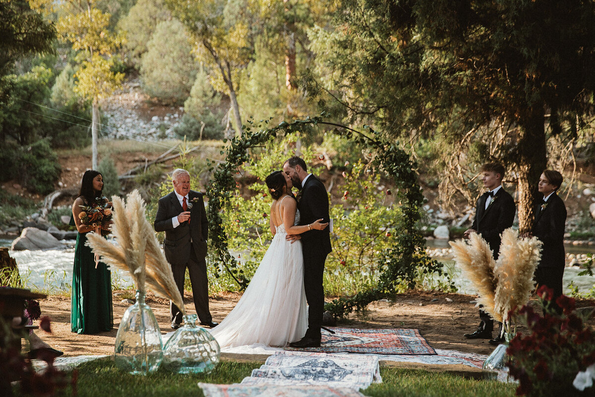 boho wedding ceremony