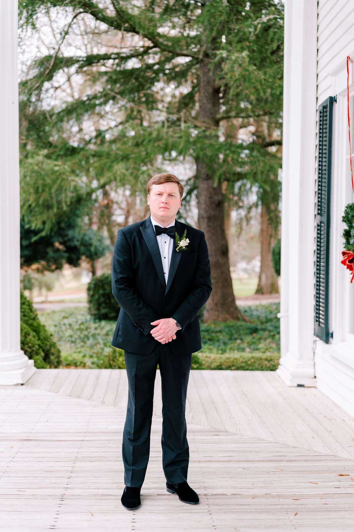 Rose Hill Estate Nashville NC Winter Christmas Wedding_0423