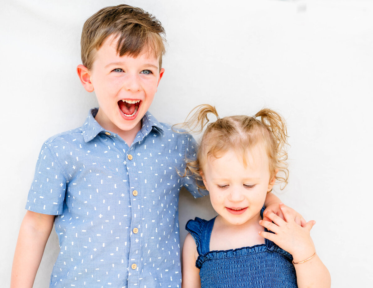 A playful school portrait highlighting the student’s personality