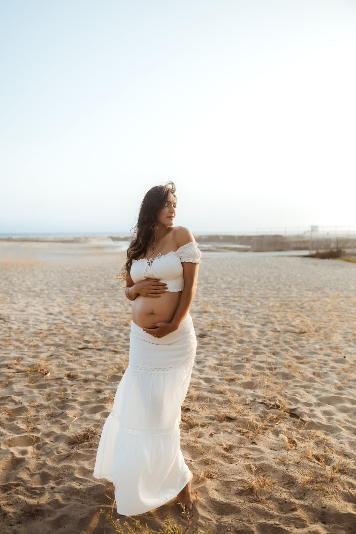 Santa Monica Beach Maternity Photography 30
